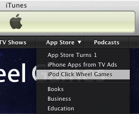 iPod Click Wheel Games in the iTunes Store