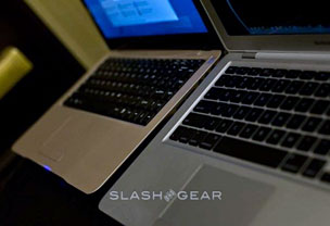 MacBook Air and MSI Wind X320 netbook