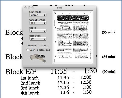 The Snac interface is very basic but functional.