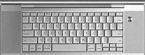 keyboard on 17 inch MacBook Pro