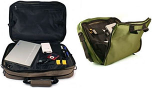 Proporta Protective Laptop Bag packed for the road