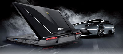 black Asus Lamborghini VX7 Laptop