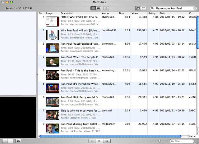 MacTubes lets you browse, play, and download YouTube videos on PowerPC Macs