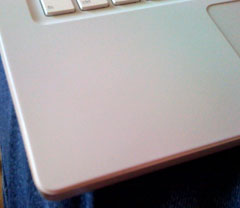 left side of MacBook after repair