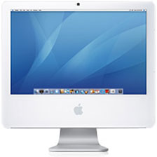 white mac computer