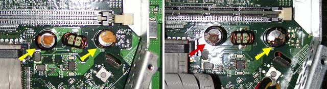 leaky capacitors in eMacs