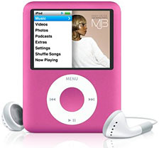 pink iPod nano