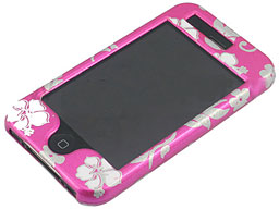 iPhone 3G Crystal case (Flowers in Purple)