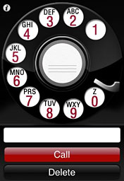 Bakelite Rotary Dialer for the iPhone