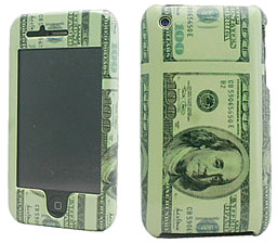 USBFever Hard Crystal Case for iPhone 3G - Bank Note