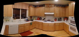 iPhone images stitched together using AutoStitch