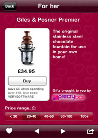 Valentine Gift Finder 1.0 for iPhone/iPod touch