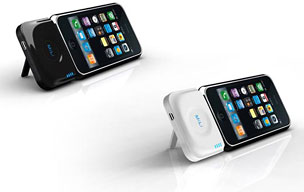 External Portable Battery for iPhone/iPod with a Click Stand
