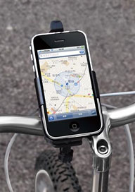 Screw-locked Bike Handlebar Mount for iPhone