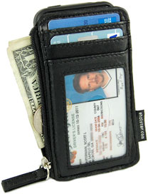Front Pocket Wallet with Cell Phone Pouch