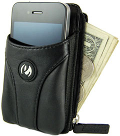 Front Pocket Wallet with Cell Phone Pouch