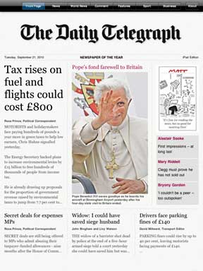 The Telegraph for iPad
