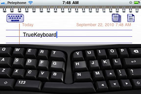 TrueKeyboard in black