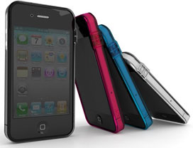 ThinEdge Clear Trim Case for iPhone 4