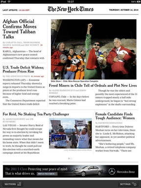 NYTimes App for iPad