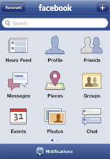 Facebook 3.4 for iPhone