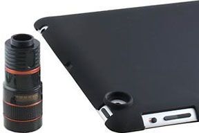 8x Telescope with Hard Case for iPad 2