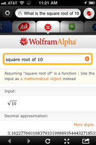 Dragon Go! accessing Wolfram Alpha