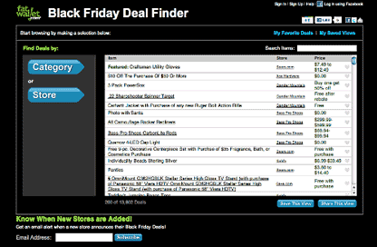 Black Friday Deal Finder