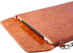 USB Fever Kraft Envelope PU Leather Pouch for iPad