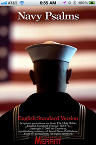 Navy Psalm Daily Quotes ESV