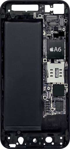 A6 chip inside iPhone 5