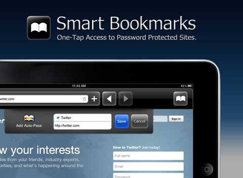 Passtouch smart bookmarks
