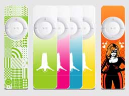 Shufflesome iPod shuffle stickers