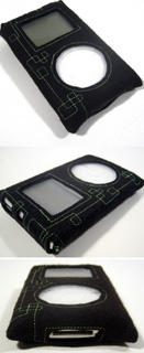 Black Mod Lines iPod Case