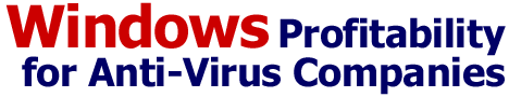 Windows: Profitability for anti-virus companies
