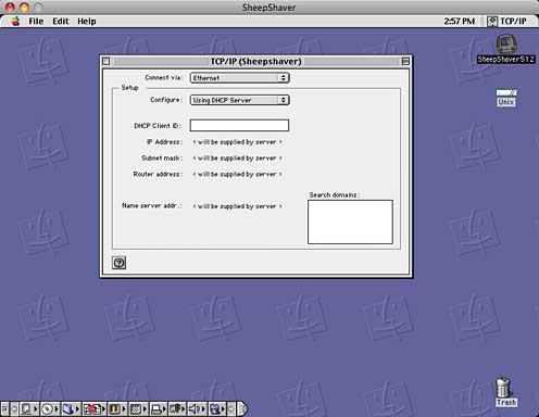 TCP/IP Control Panel