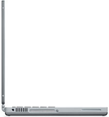 side view of Titanium PowerBook