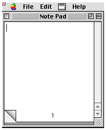 Apple Note Pad