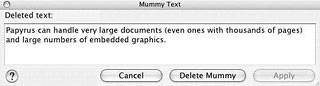 Mummy text