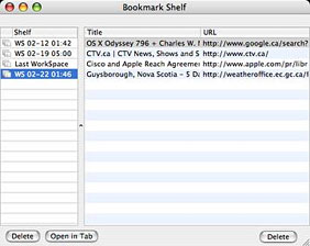 SafariStand bookmark shelf