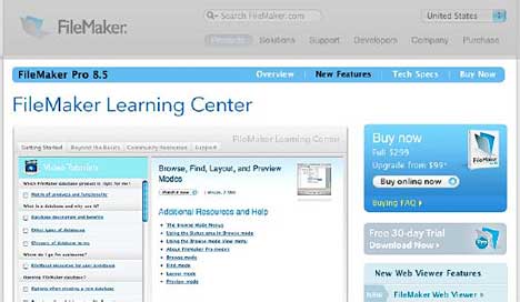 FileMaker Learning Center
