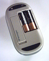 2 AA batteries in the Ci70 wireless mouse