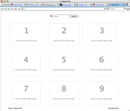 Speed Dial in Opera browser