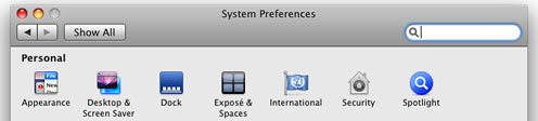 Use the Eposé and Spaces panel in System Preferences