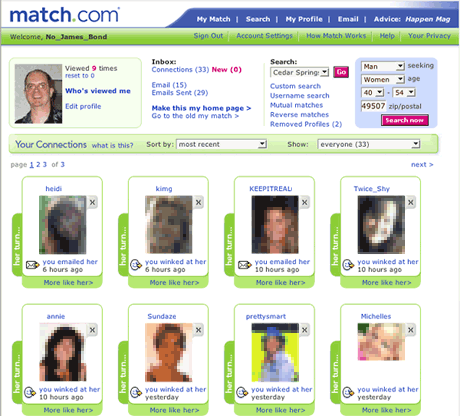 free look at match dating