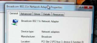 Broadcom 802.11n network adapter in iMac