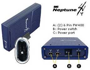Neptune External FireWire Hard Drive