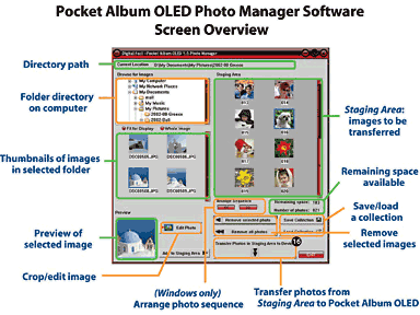Pocket Album OLED software