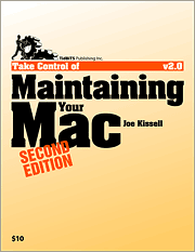 Take Control of Maintaining Your Mac, Second Edition