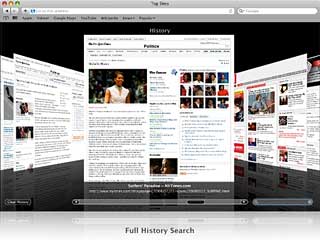 Full history search in Safari 4